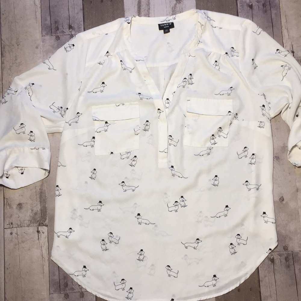 Torrid blouse”firm price” unless bundled